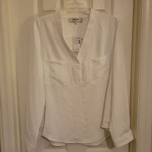 Jones Studio White Blouse